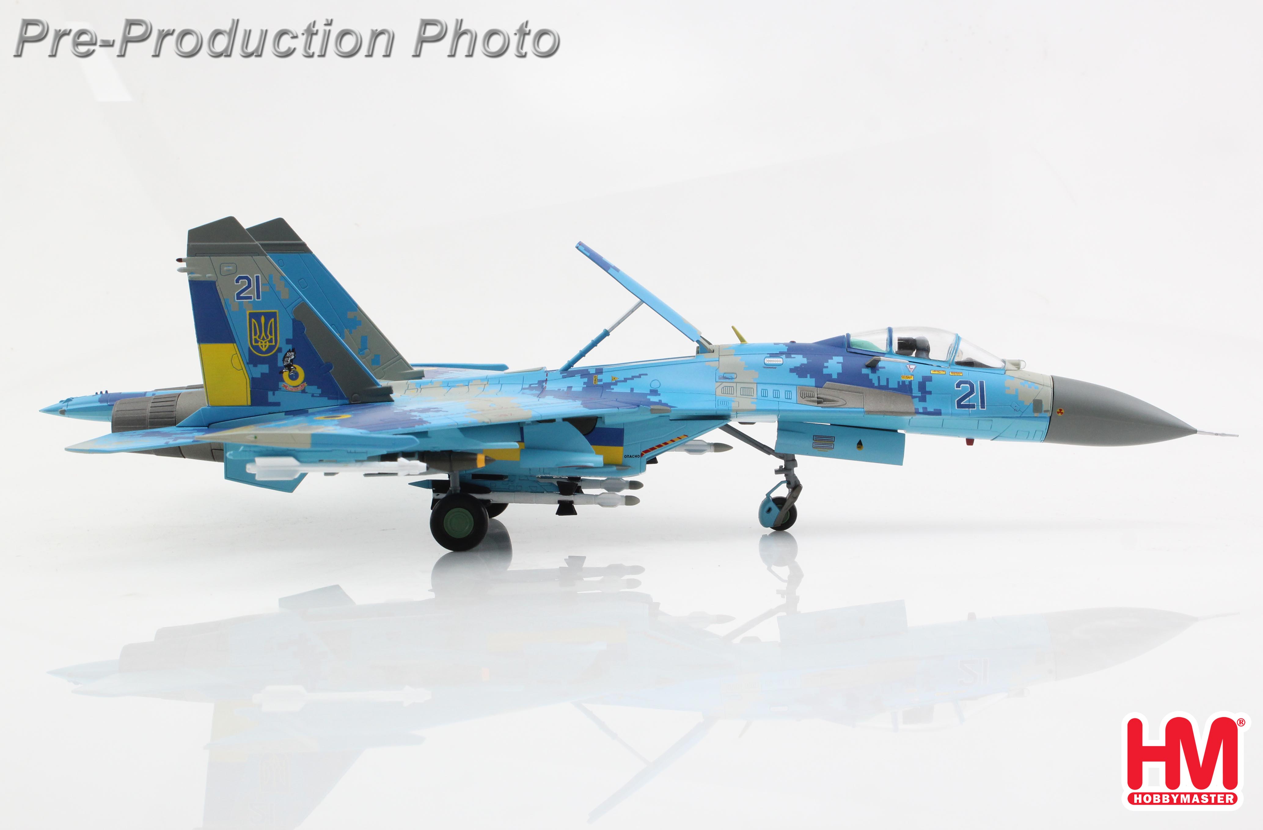 Su-27 Flanker B Blue 21, Ukrainian Air Force (with 2 x JDAM-Er
